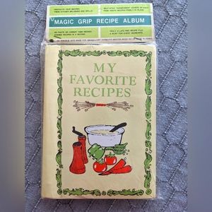 Vintage Magic Grip Recipe Album sealed original package 1970 My Favorite…